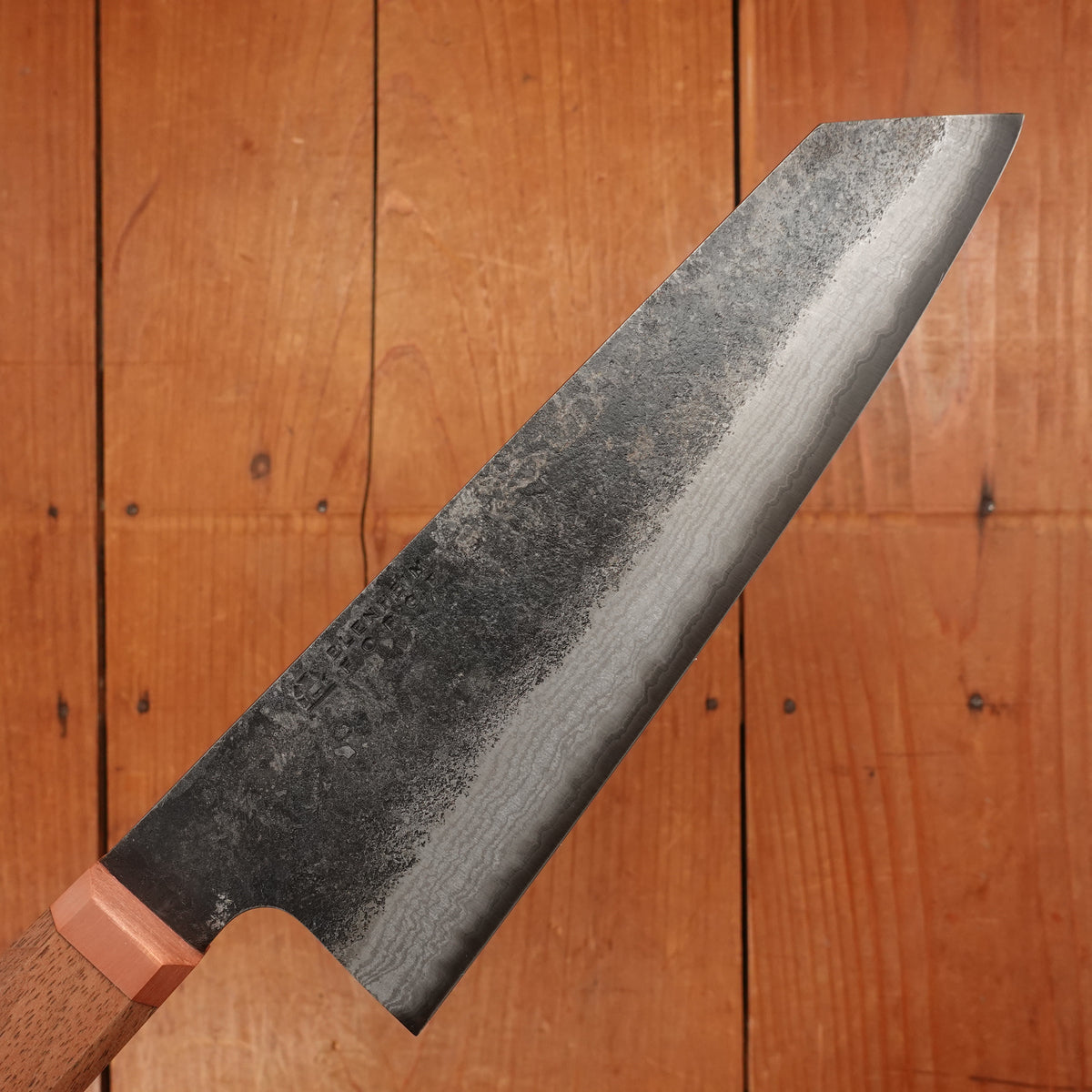 Blenheim Forge 180mm Bunka Iron Clad Aogami 2 Walnut & Copper