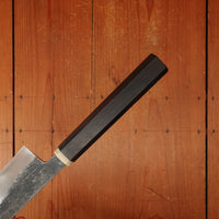 Rolin Knives 260mm Sujihiki 52100 Kurouchi Octagonal Rosewood and Micarta with Saya