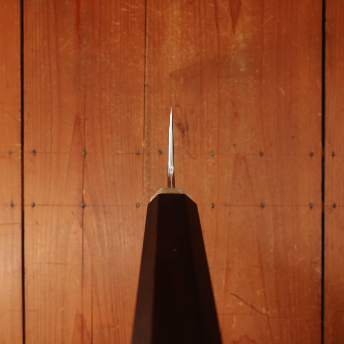 Rolin Knives 260mm Sujihiki 52100 Kurouchi Octagonal Rosewood and Micarta with Saya