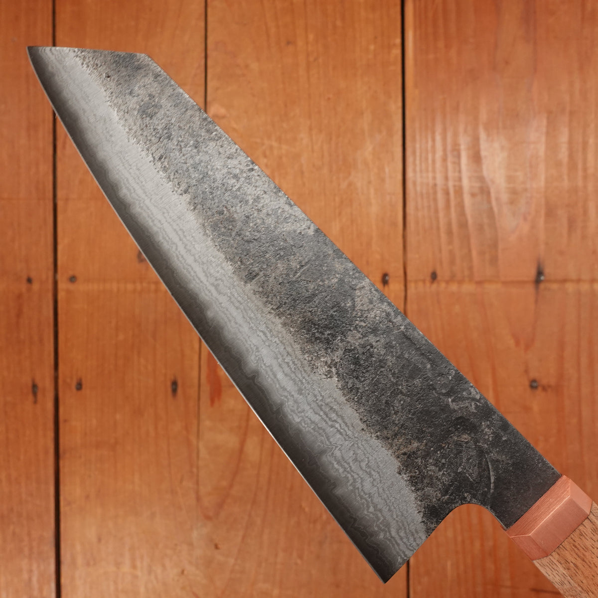 Blenheim Forge 180mm Bunka Iron Clad Aogami 2 Walnut & Copper