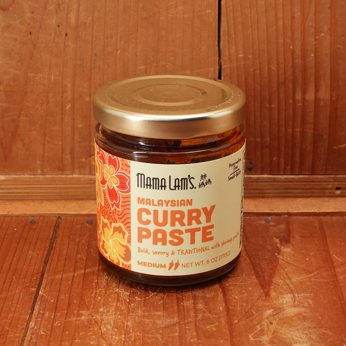 Mama Lam's Malaysian Traditional Medium Curry Paste - 6oz