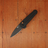 Benchmade 491BK-02 Lowden Spear Point Stainless Steel AXIS® Lock Black G10 Handle