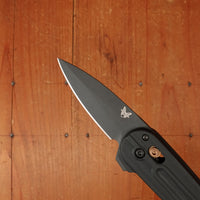 Benchmade 491BK-02 Lowden Spear Point Stainless Steel AXIS® Lock Black G10 Handle