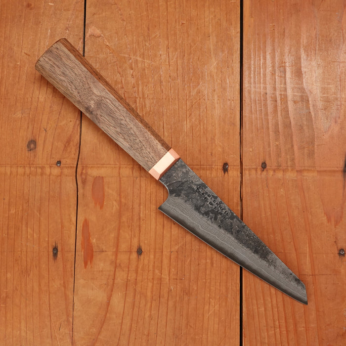 Blenheim Forge 120mm Petty Iron Clad Aogami 2 Walnut & Copper