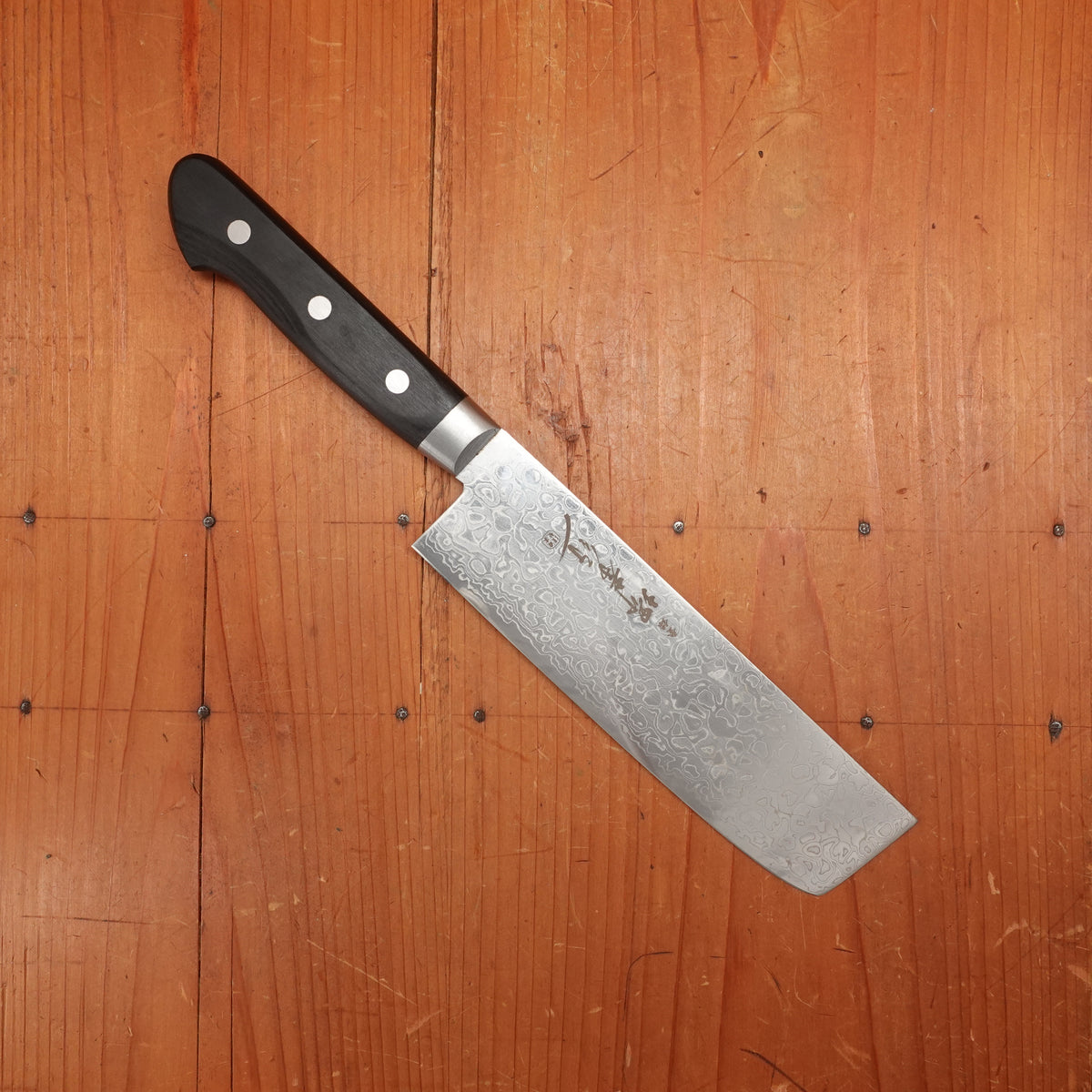 Trade In Sakai Takayuki 160mm Nakiri Stainless Mirrored Damascus