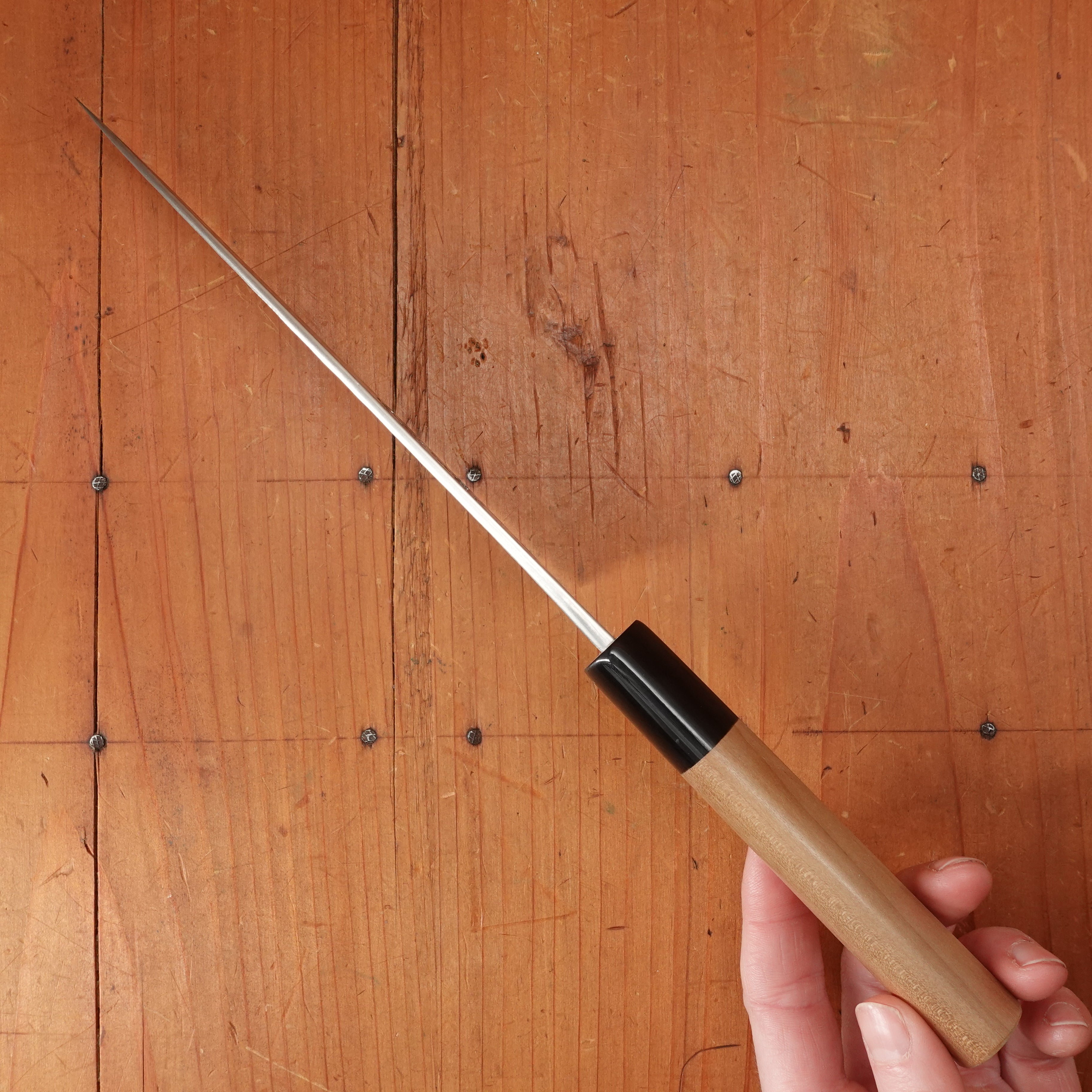 chamtarou  New Old Stock Yoshikane 150mm Petty SKD Tsuchime D Ho/Horn Handle
