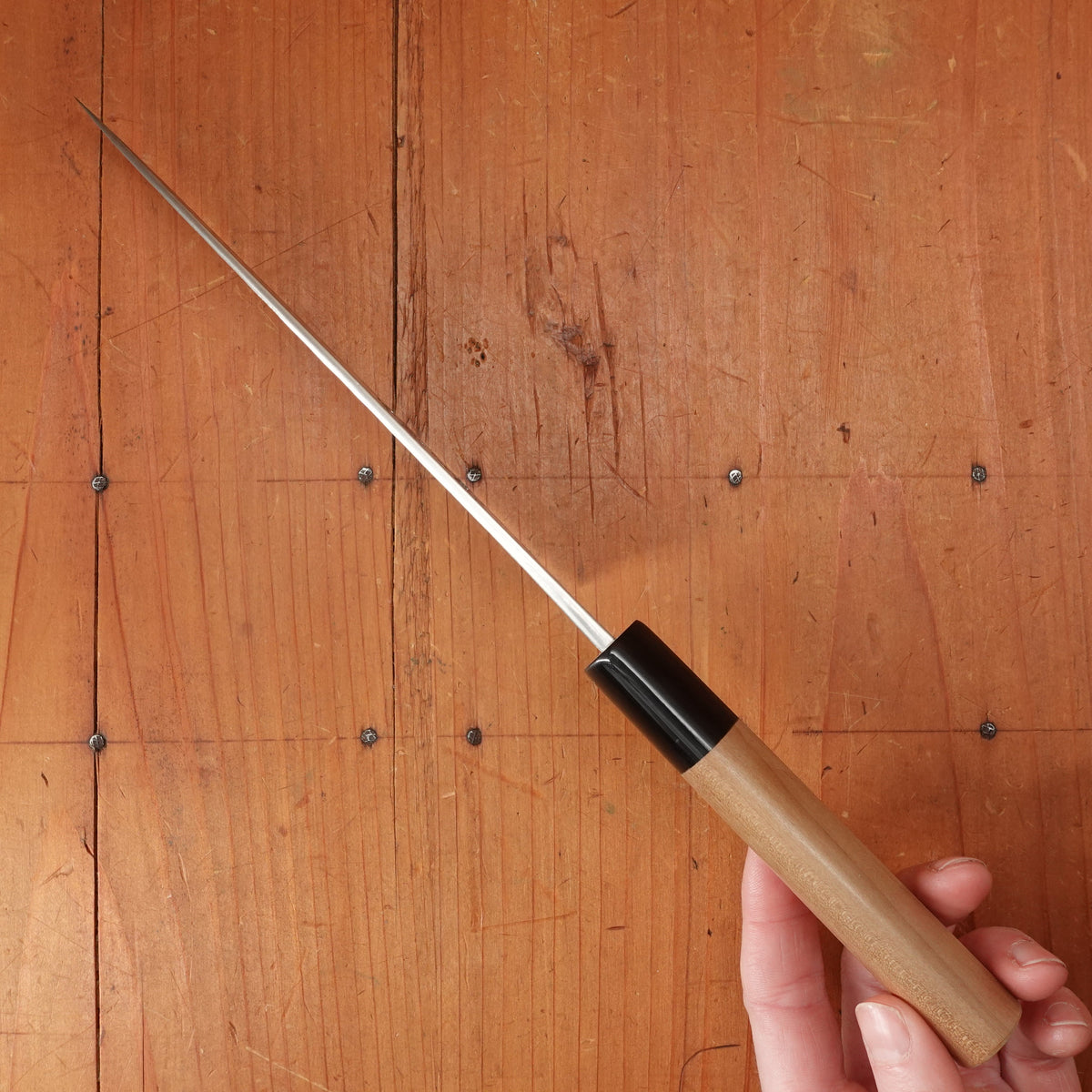 New Old Stock Yoshikane 150mm Petty SKD Tsuchime D Ho/Horn Handle