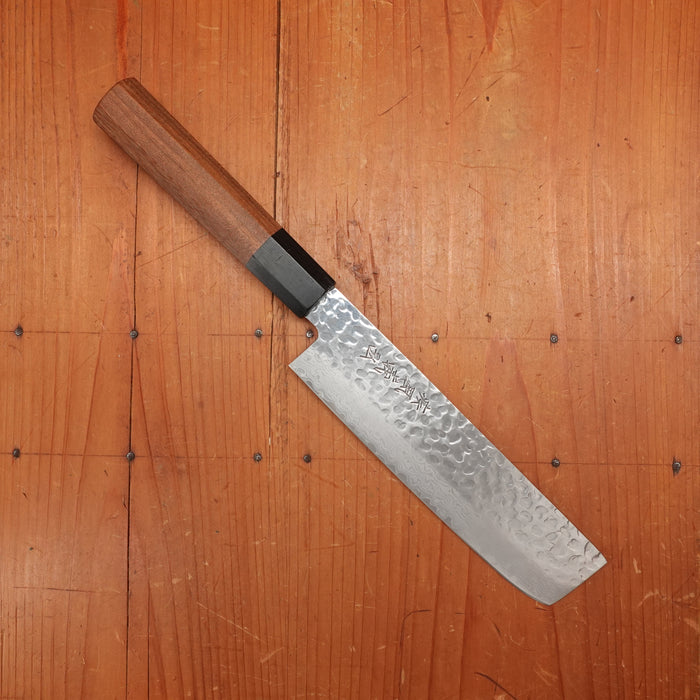 Trade In Yoshihiro VG-10 46 Layers Hammered Damascus Nakiri
