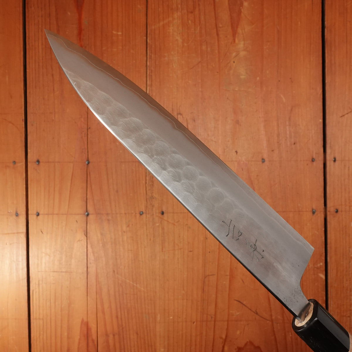 New Old Stock Yoshikane 210mm Gyuto SKD Tsuchime D Ho/Horn Handle