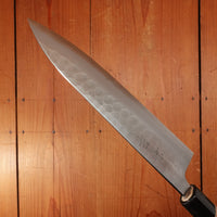 New Old Stock Yoshikane 210mm Gyuto SKD Tsuchime D Ho/Horn Handle