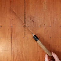New Old Stock Yoshikane 165mm Santoku SKD Tsuchime D Ho/Horn Handle