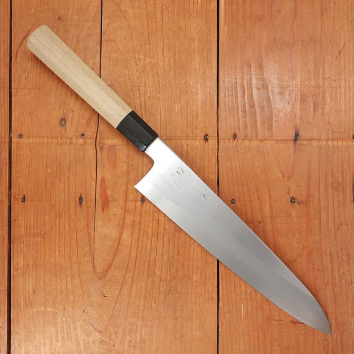 Hitohira Kikuchiyo Ren 240mm Gyuto Shirogami 2 Ho Wood Handle