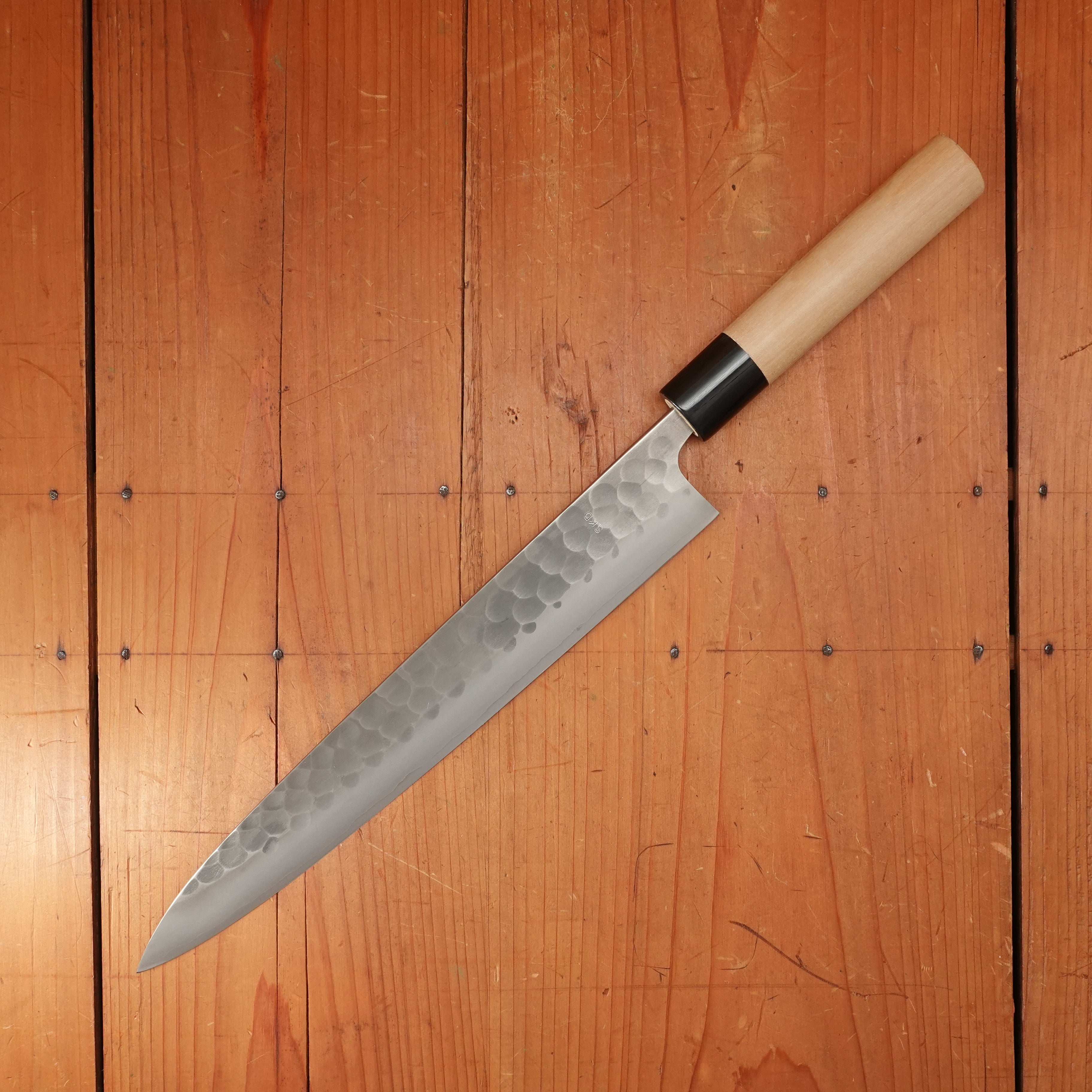 New Old Stock Yoshikane 270mm Sujihiki SKD Tsuchime D Ho/Horn