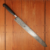 J Russell & Co Green River Works 14.25" Bullnose Slicer Carbon Steel Ebony 1874-~1900s