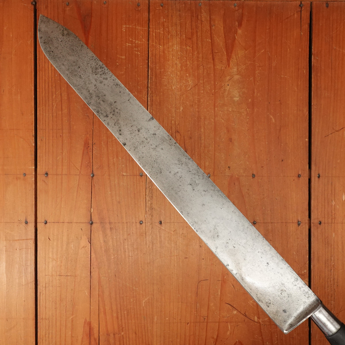 J Russell & Co Green River Works 14.25" Bullnose Slicer Carbon Steel Ebony 1874-~1900s