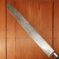 J Russell & Co Green River Works 14.25" Bullnose Slicer Carbon Steel Ebony 1874-~1900s