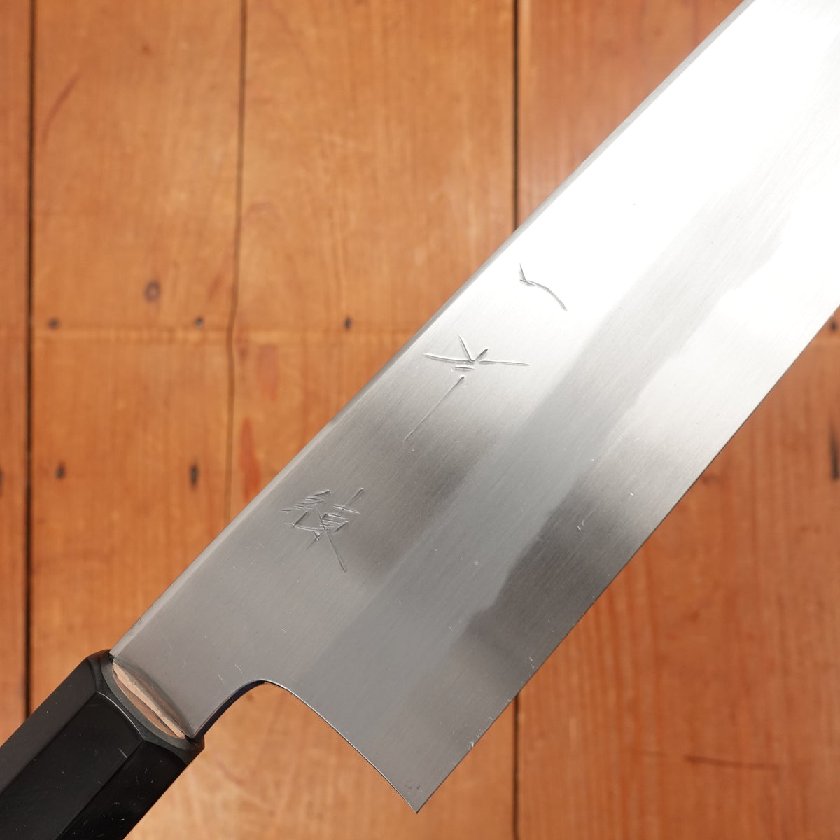 Hitohira Kikuchiyo Ren 240mm Gyuto Shirogami 2 Ho Wood Handle