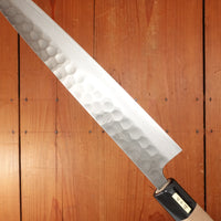 New Old Stock Yoshikane 270mm Sujihiki SKD Tsuchime D Ho/Horn Handle