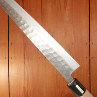 New Old Stock Yoshikane 270mm Sujihiki SKD Tsuchime D Ho/Horn Handle