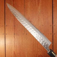 New Old Stock Yoshikane 270mm Sujihiki SKD Tsuchime D Ho/Horn Handle