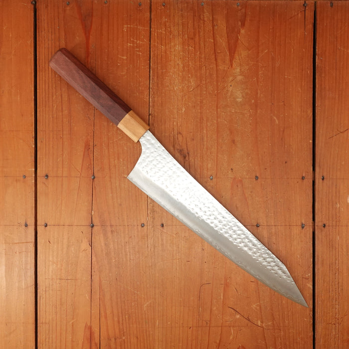 Trade in Yu Kurosaki 'Senko Ei" 270mm Gyuto SG2 Oct Rosewood With Box No Saya