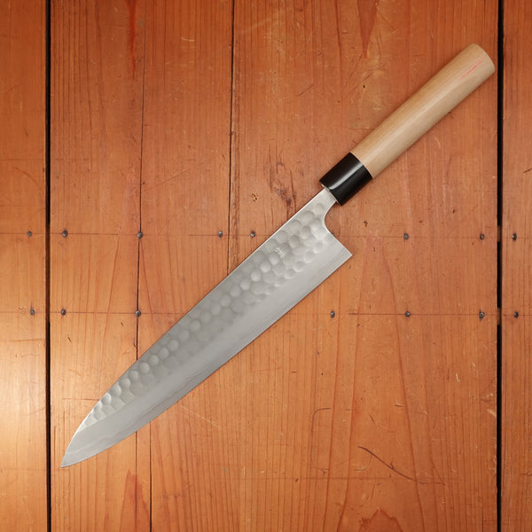 New Old Stock Yoshikane 270mm Gyuto SKD Tsuchime D Ho/Horn Handle