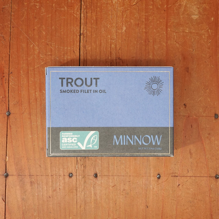 Minnow Denmark Smoked Trout Fillets  - 4.3oz