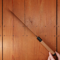 New Old Stock Yoshikane 240mm Wa-Kiritsuke SLD Suminagashi Half-Octagonal Enju/Double Horn Handle