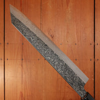 New Old Stock Yoshikane 240mm Wa-Kiritsuke SLD Suminagashi Half-Octagonal Enju/Double Horn Handle