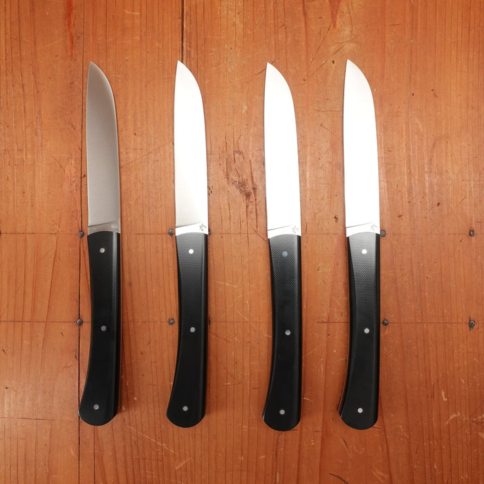 Roland Lannier Not Just a Pretty Face Steak Knife Stainless Black G10 Alternative