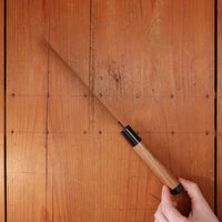 New Old Stock Yoshikane 180mm Wa-Santoku SLD Suminagashi Half-Octagonal Enju/Double Horn Handle