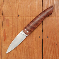 David Margrita Capuchin 11cm Drop Point Stainless Friction Lock Bubinga Wood