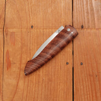 David Margrita Capuchin 11cm Drop Point Stainless Friction Lock Bubinga Wood