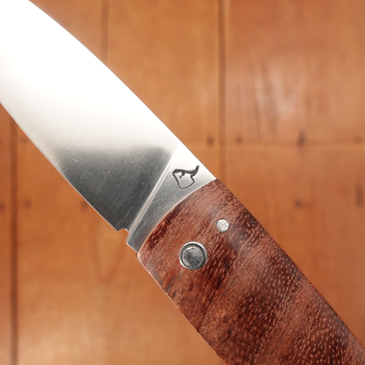 David Margrita Capuchin 11cm Drop Point Stainless Friction Fit Bubinga Wood