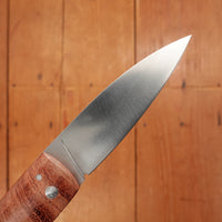 David Margrita Capuchin 11cm Drop Point Stainless Friction Lock Bubinga Wood