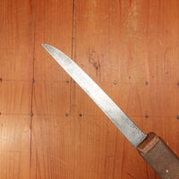 J Russell Green River Works "Professional" 6" Boning Knife Carbon Steel Twine Wrap 1920-30s