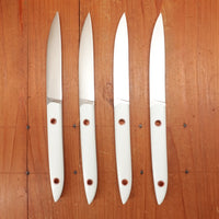 Roland Lannier Tableware's Not Dead! Steak Knife Stainless White G10 Alternative + Copper