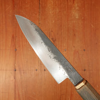 Rolin Knives 115mm Petty W2 / 15N20 / Mild Steel Gomai Textured Lignum Vitae Copper Ferrule W Cedar