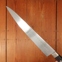 Trade-In Hiroshi Ashi (Ashi Hamono) 300mm Honyaki Western Gyuto Refurbished Nickle Ebony Sakai Japan