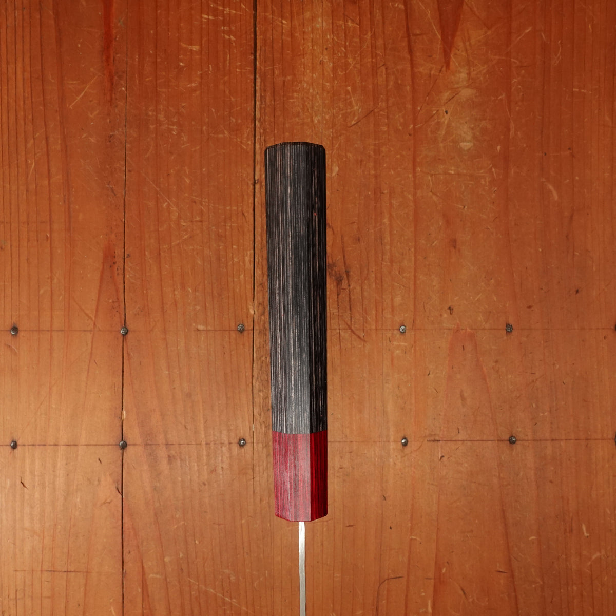 Hitohira Imojiya FW 165mm Nakiri VG10 Tsuchime Damascus Pakka Handle