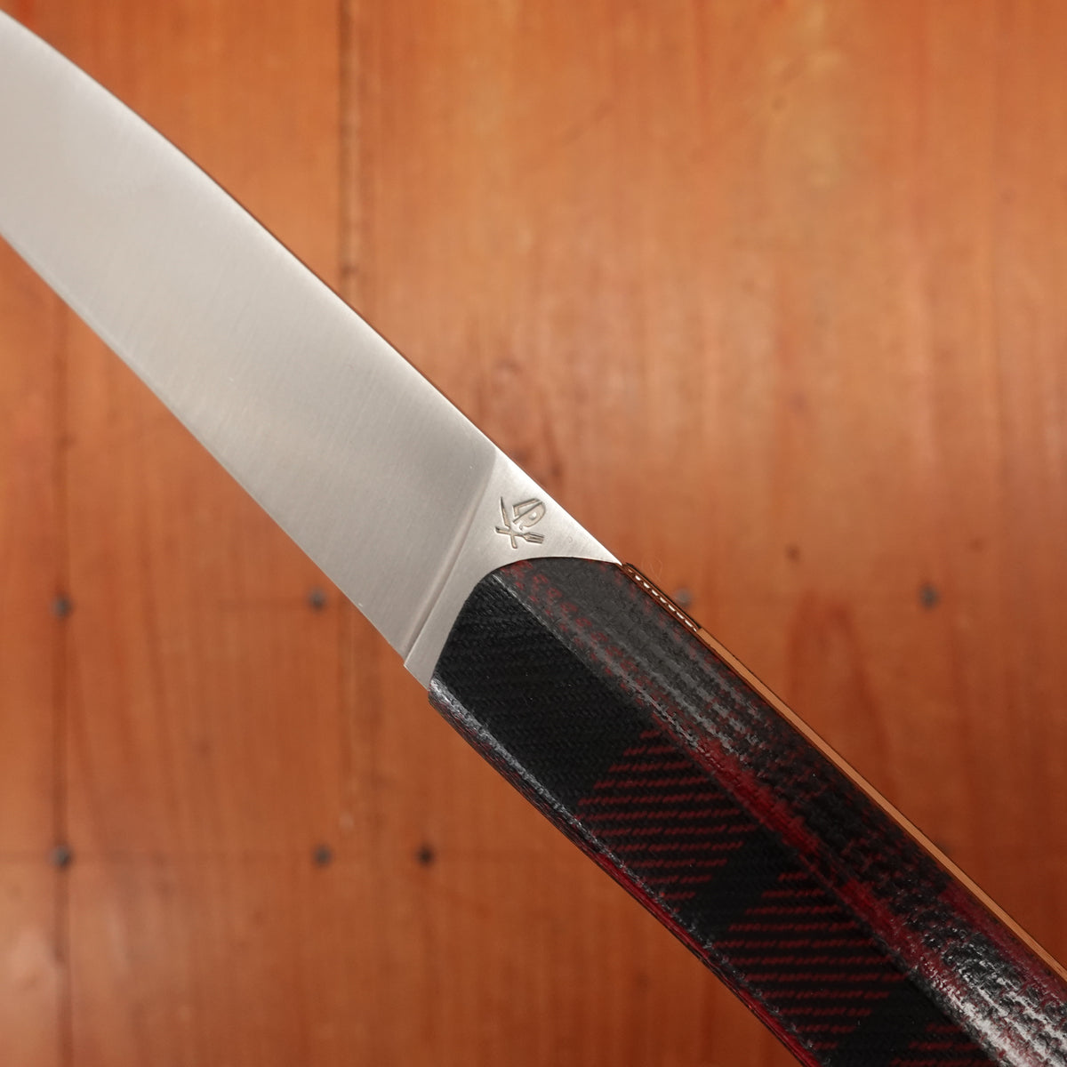 Roland Lannier Why So Serious? 13.5cm Stainless Liner Lock Scottish Tartan