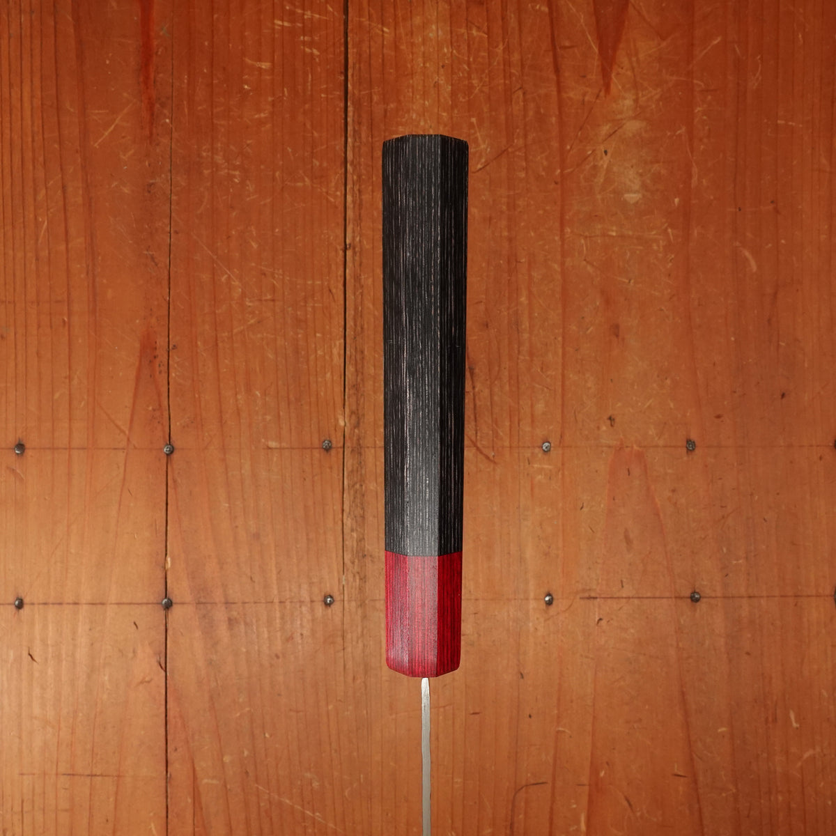 Hitohira Imojiya FW 165mm Santoku VG10 Tsuchime Damascus Pakka Handle