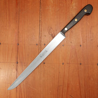 Ed Wusthof Dreizackwerk Re-Tipped 9.75" Slicer Carbon Steel Solingen 1950s