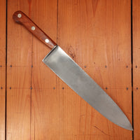 New Old Stock Village Blacksmith 12" Carbon Steel Chef Knife 1930s