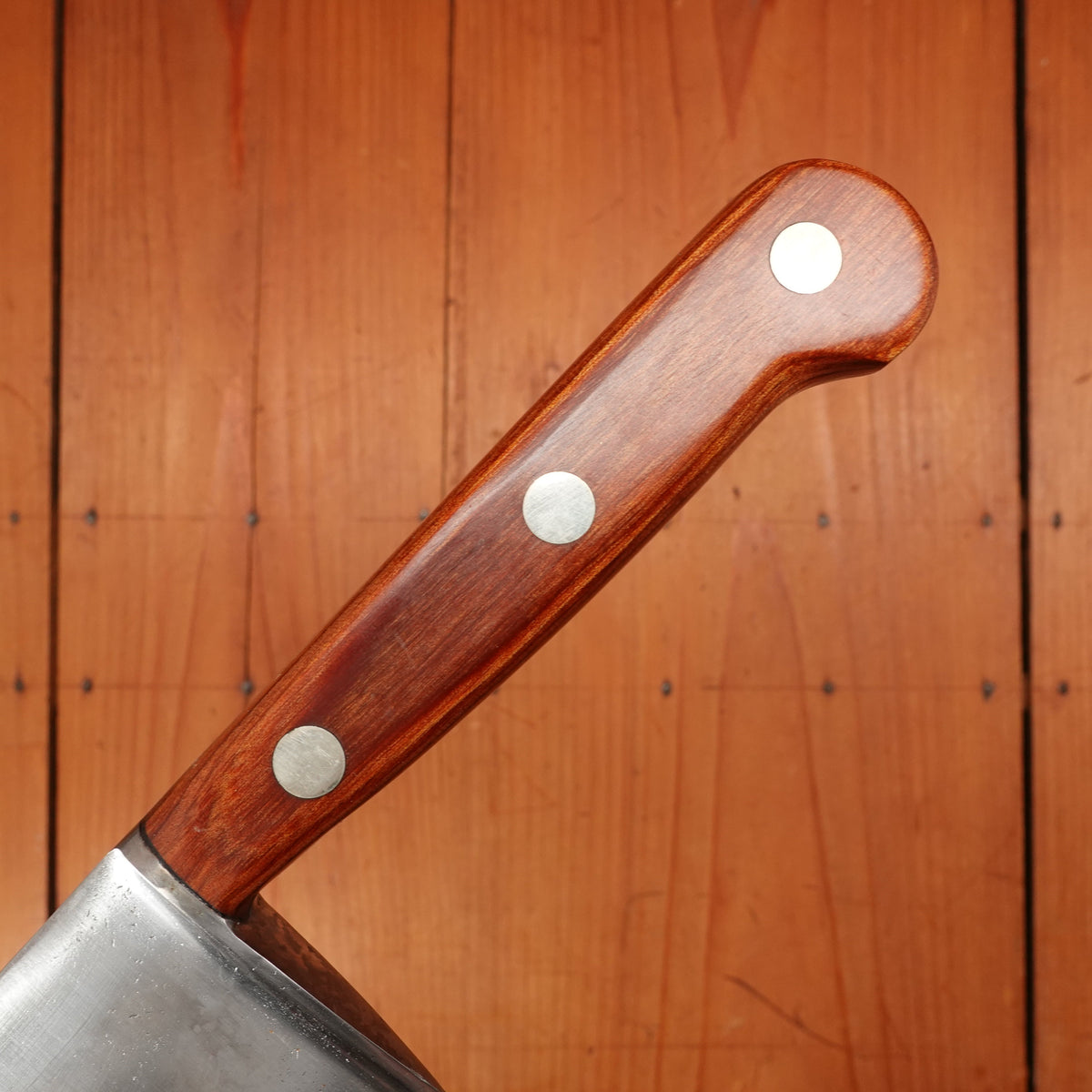 New Old Stock Village Blacksmith 12" Carbon Steel Chef Knife 1930s