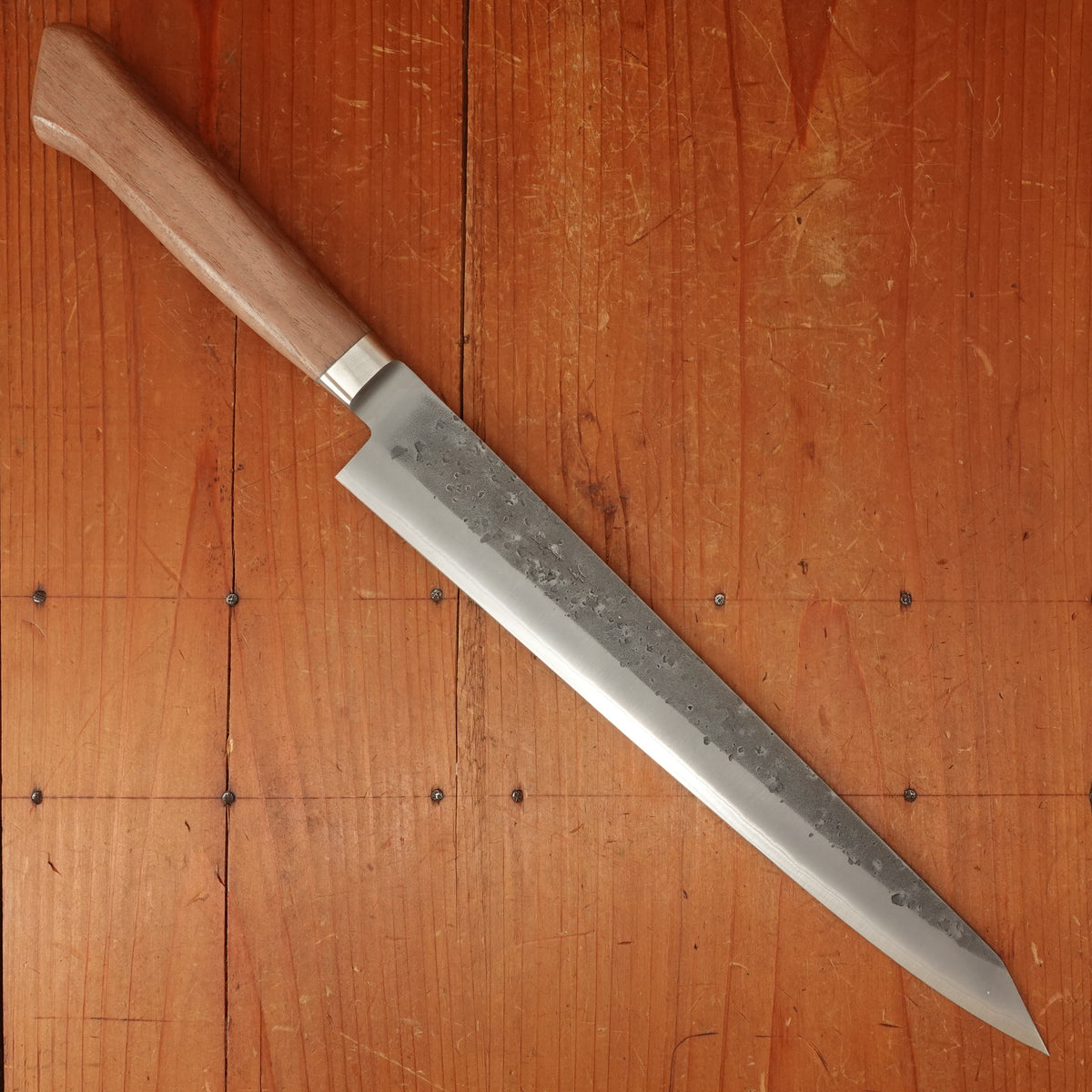 Hitohira TD 270mm Sujihiki Stainless Clad Aogami 2 Nashiji Western