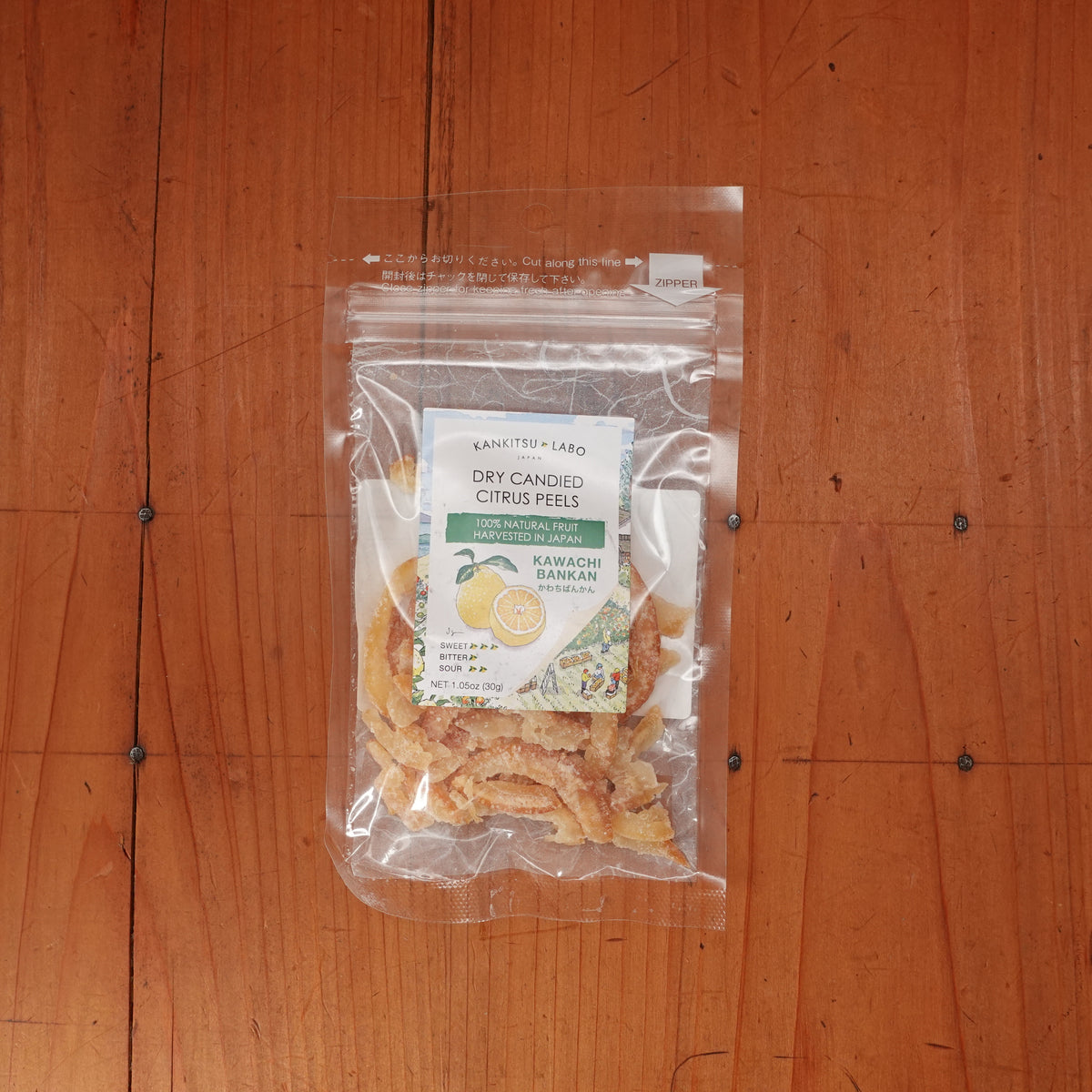 Dry Candied Japanese Citrus Peels - 1.05oz