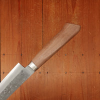 Hitohira TD 270mm Sujihiki Stainless Clad Aogami 2 Nashiji Western