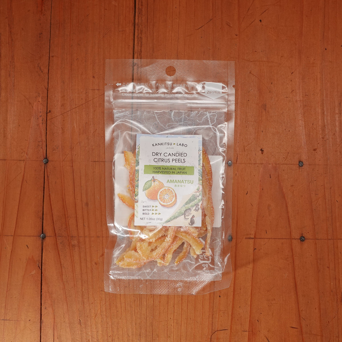 Dry Candied Japanese Citrus Peels - 1.05oz