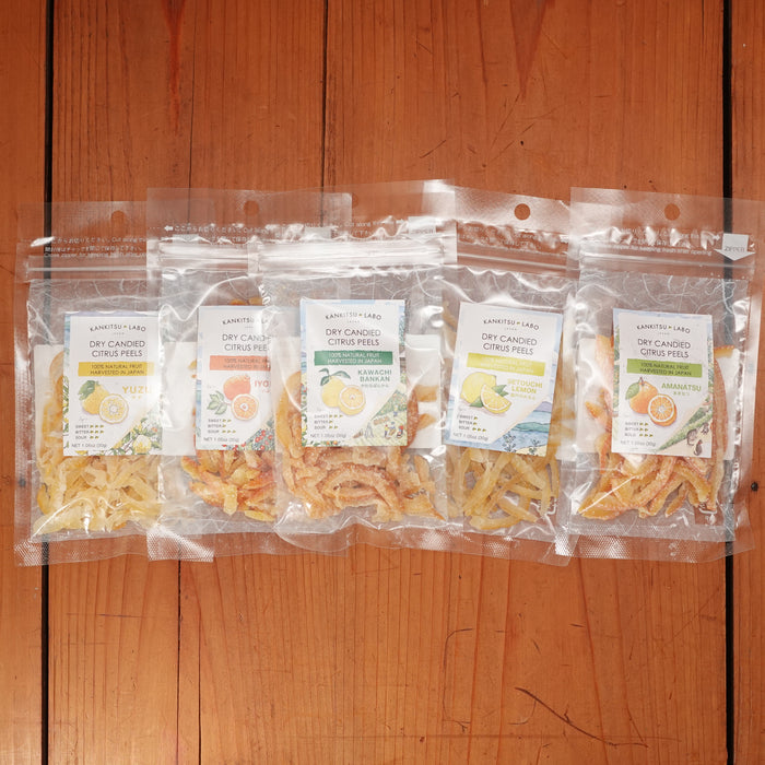 Dry Candied Japanese Citrus Peels - 1.05oz